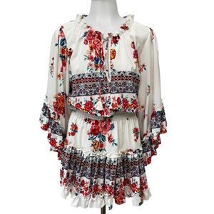 Misa Los Angeles Floral Mini Dress Size M